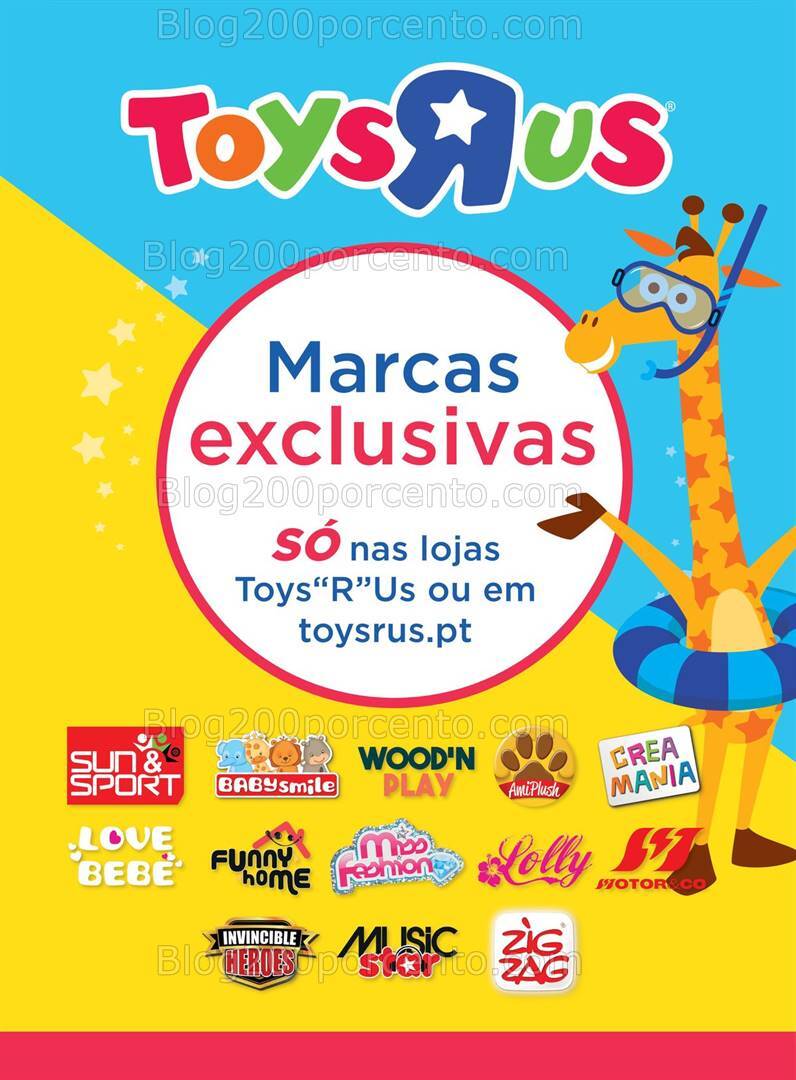 Antevisão Folheto TOYSRUS Verão Promoções de 1 a 25 agosto