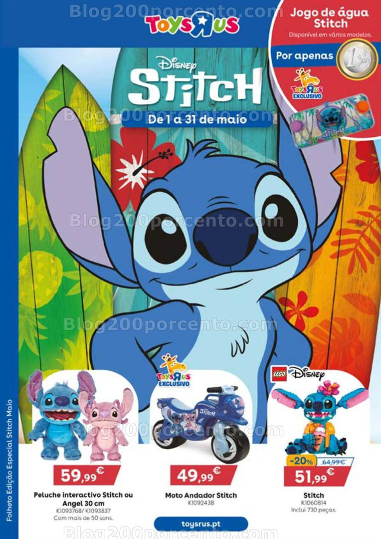 Antevisão Folheto TOYSRUS Promoções de 1 a 31 de maio