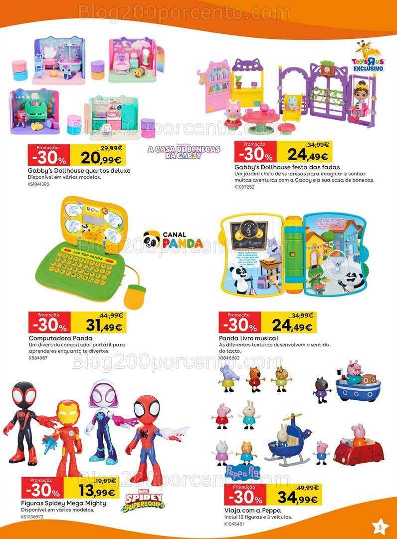 Antevisão Folheto TOYSRUS Promoções de 4 a 31 março