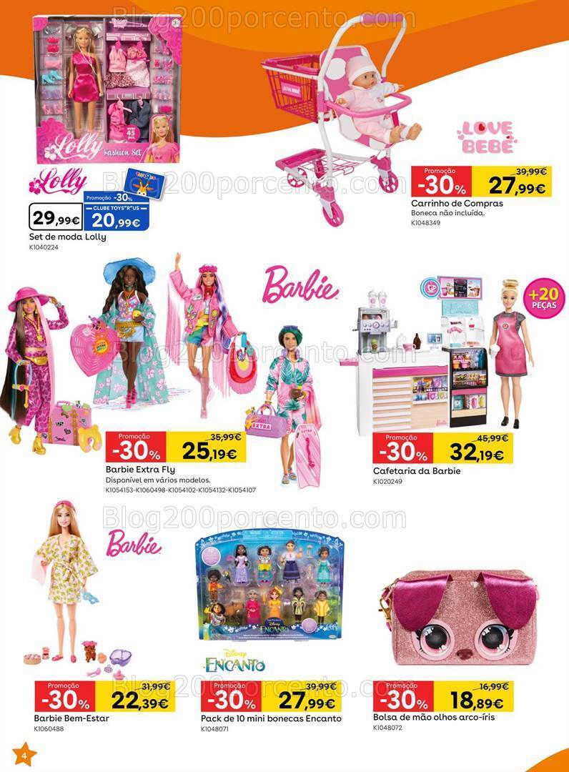 Antevisão Folheto TOYSRUS Promoções de 4 a 31 março