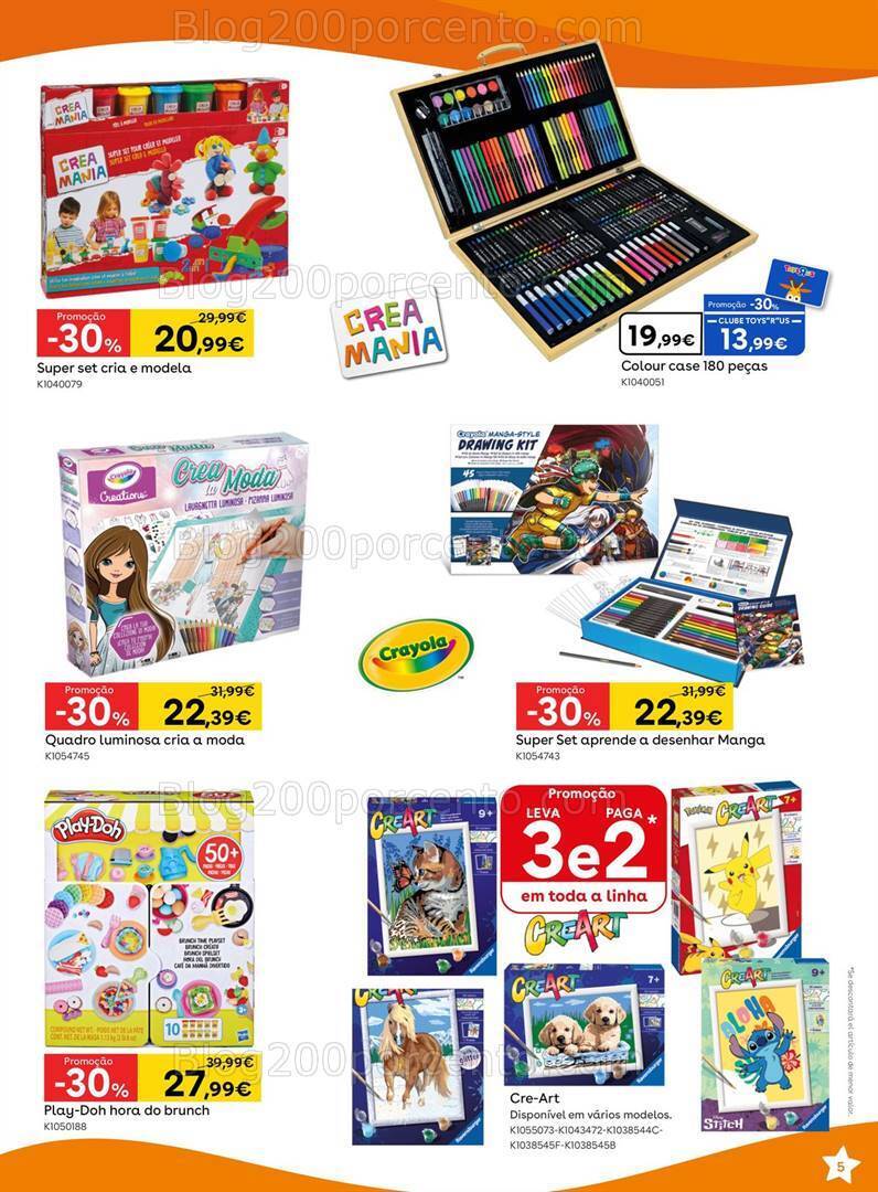 Antevisão Folheto TOYSRUS Promoções de 4 a 31 março