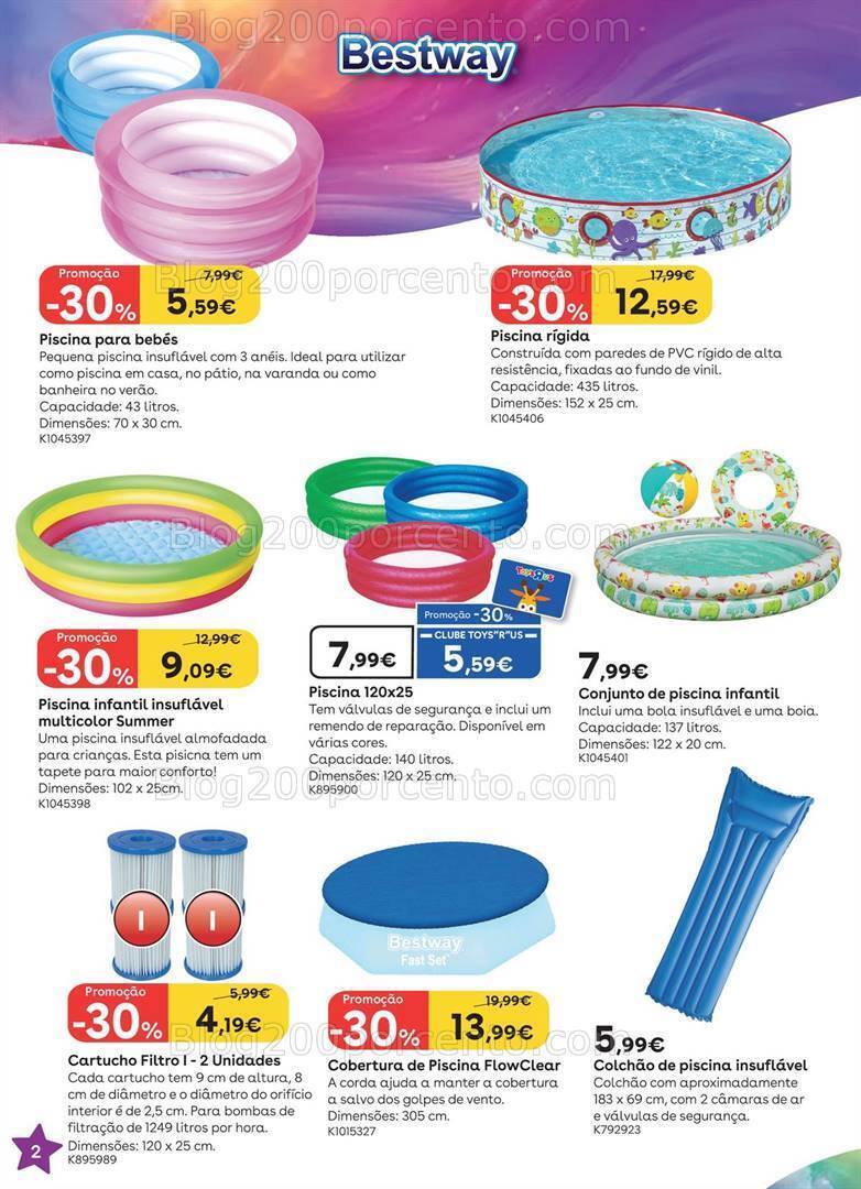 Antevisão Folheto TOYSRUS Verão Promoções de 3 a 30 junho