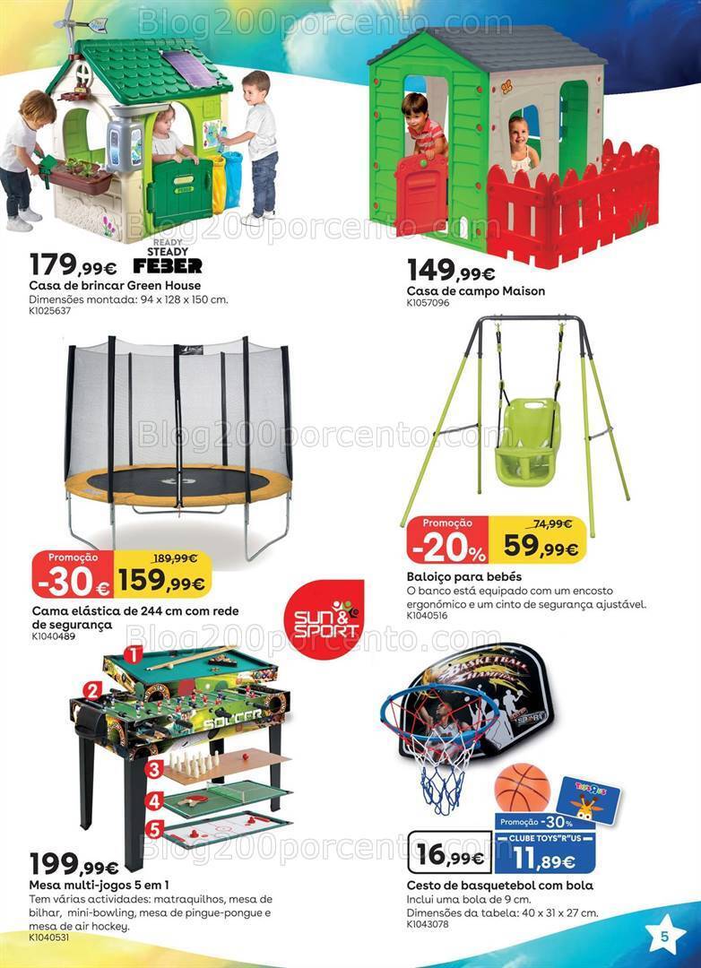 Antevisão Folheto TOYSRUS Verão Promoções de 3 a 30 junho