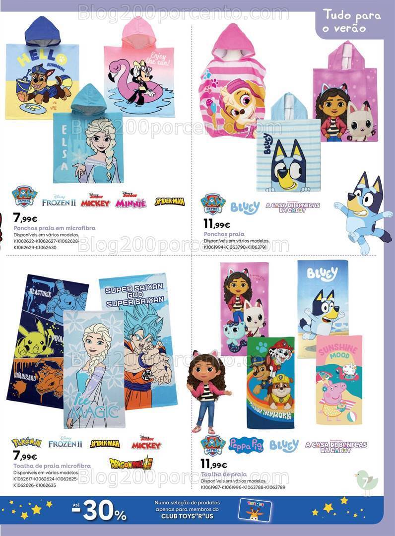 Antevisão Folheto TOYSRUS Bebé Verão Promoções de 3 a 30 junho
