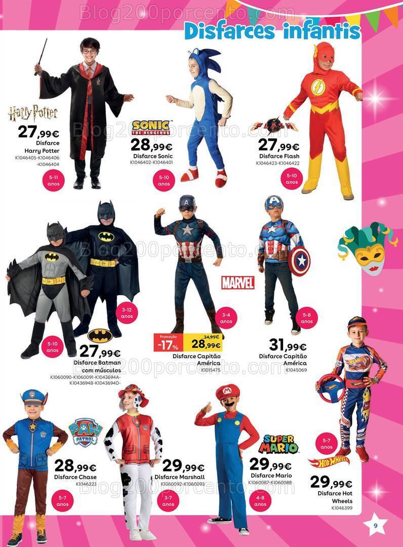 Antevisão Folheto TOYSRUS Carnaval Promoções de 16 janeiro a 13 fevereiro