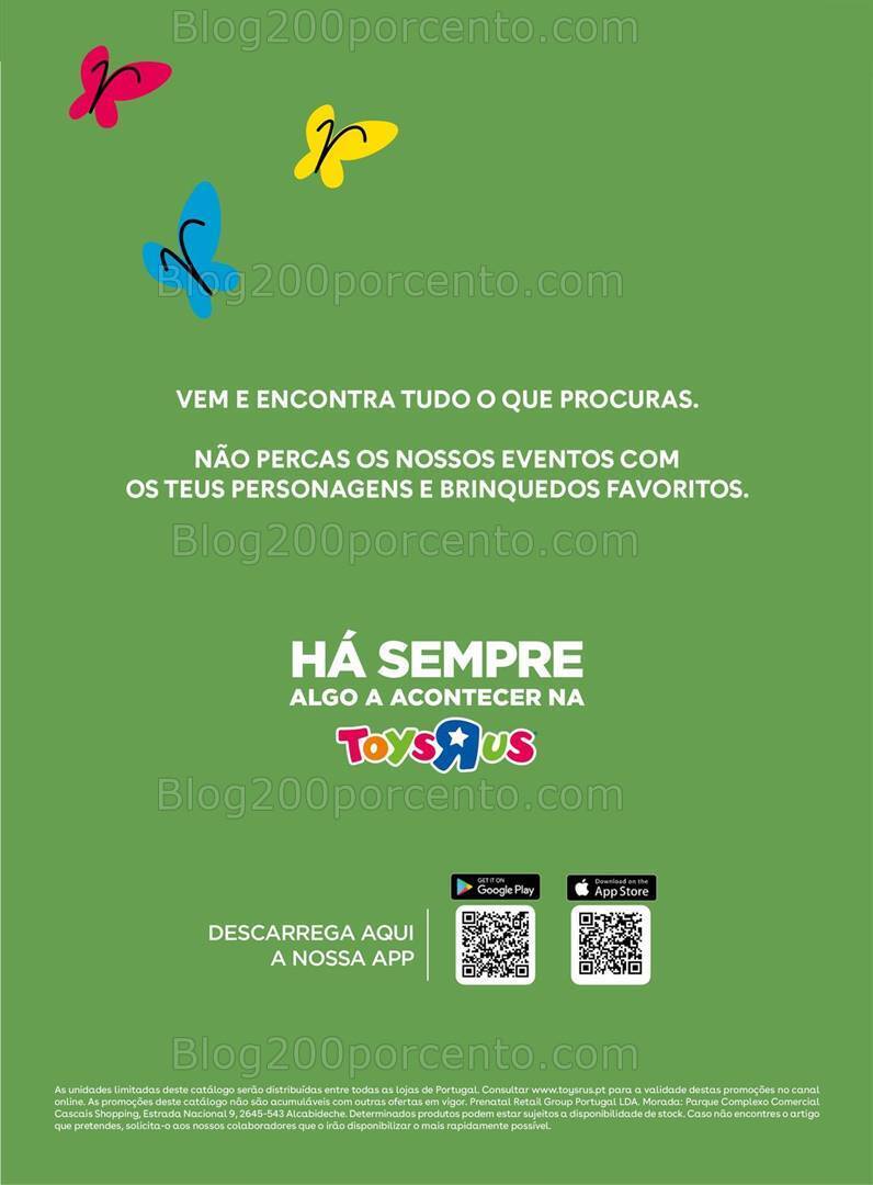 Antevisão Folheto TOYSRUS Extra Promoções de 1 a 28 abril