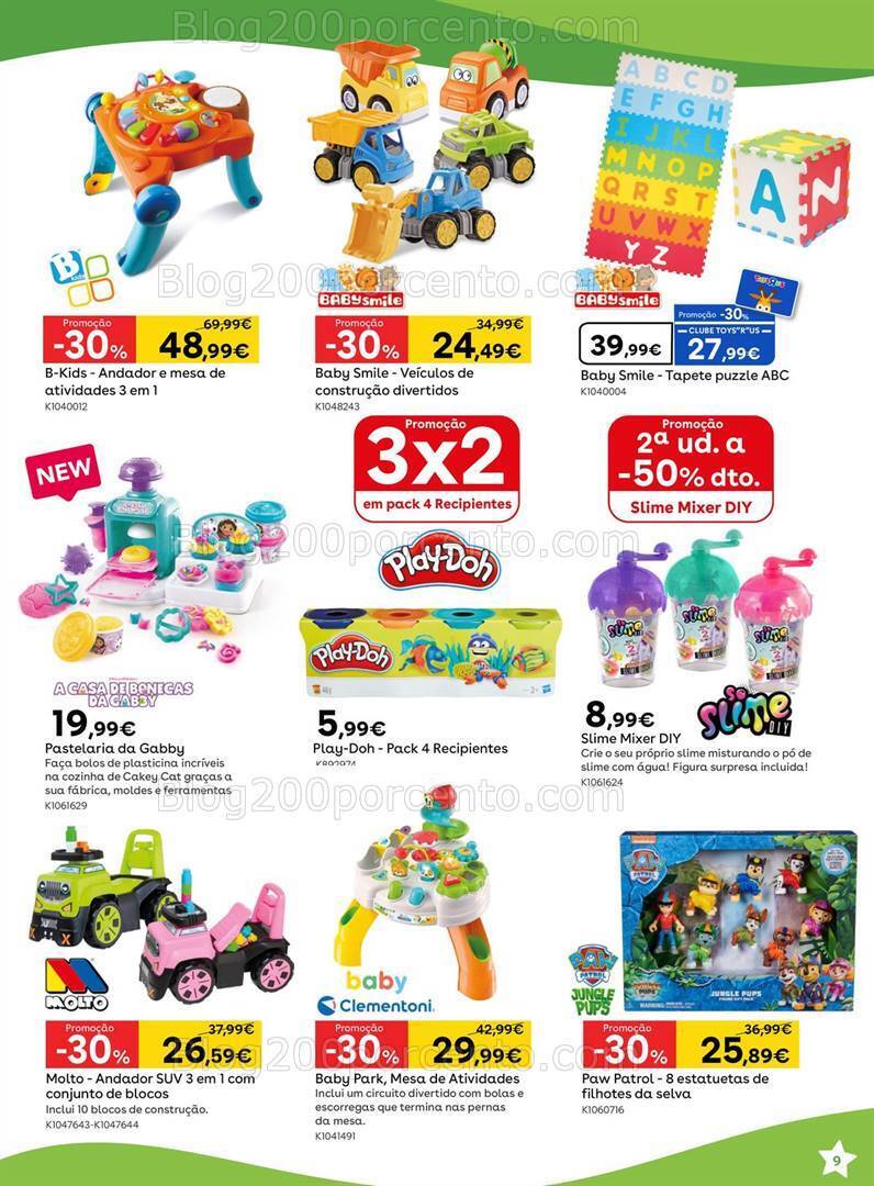 Antevisão Folheto TOYSRUS Extra Promoções de 1 a 28 abril