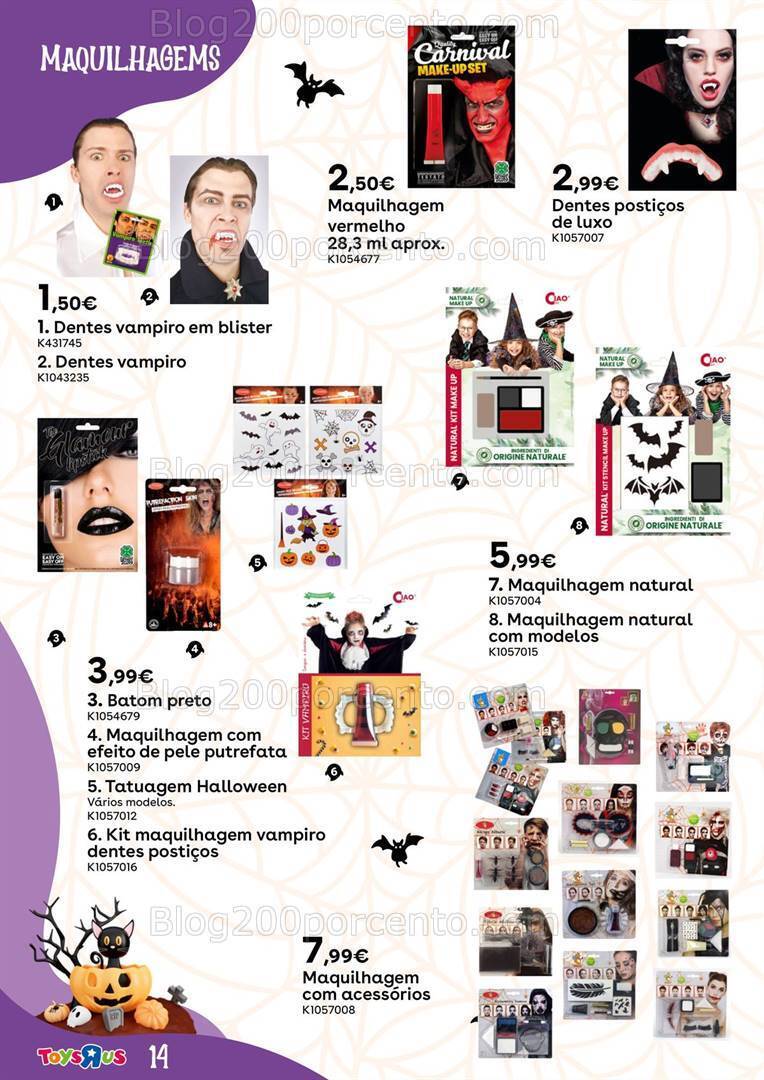 Antevisão Folheto TOYSRUS Halloween Promoções de 2 a 31 outubro