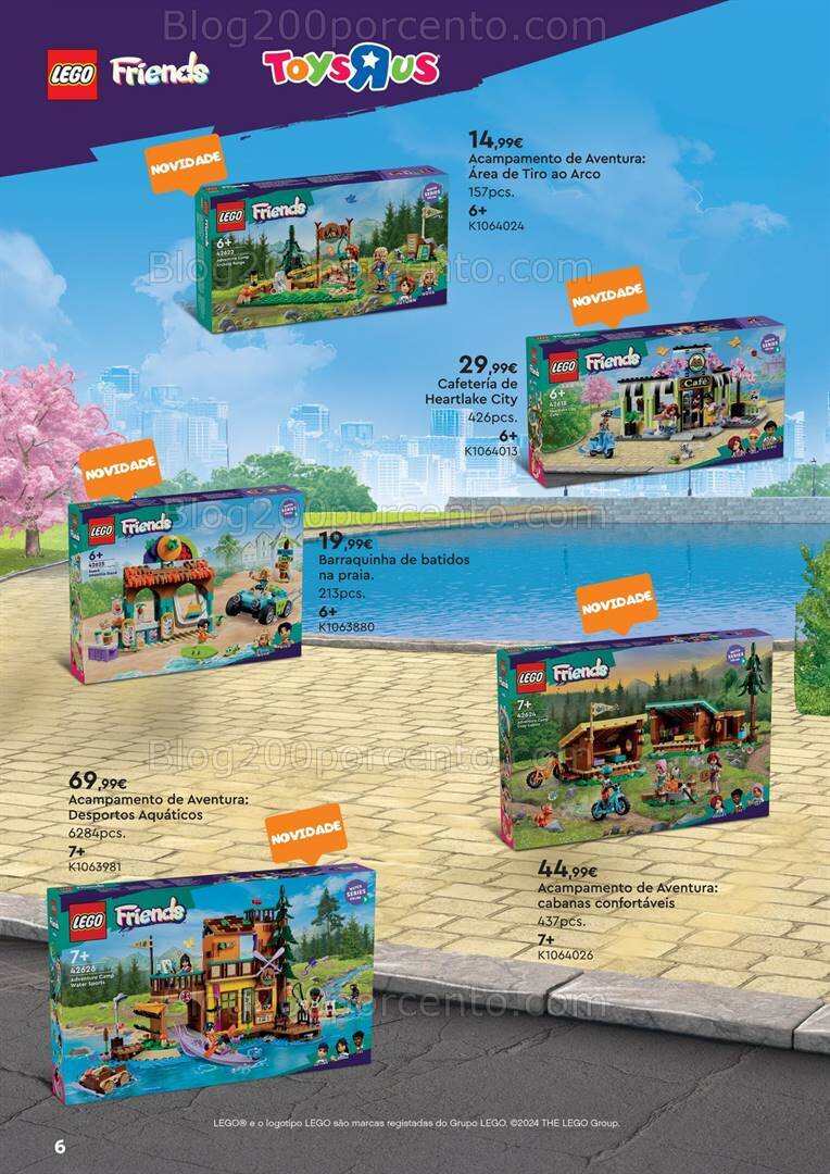 Antevisão Folheto TOYSRUS Especial Lego Promoções de 3 a 30 junho