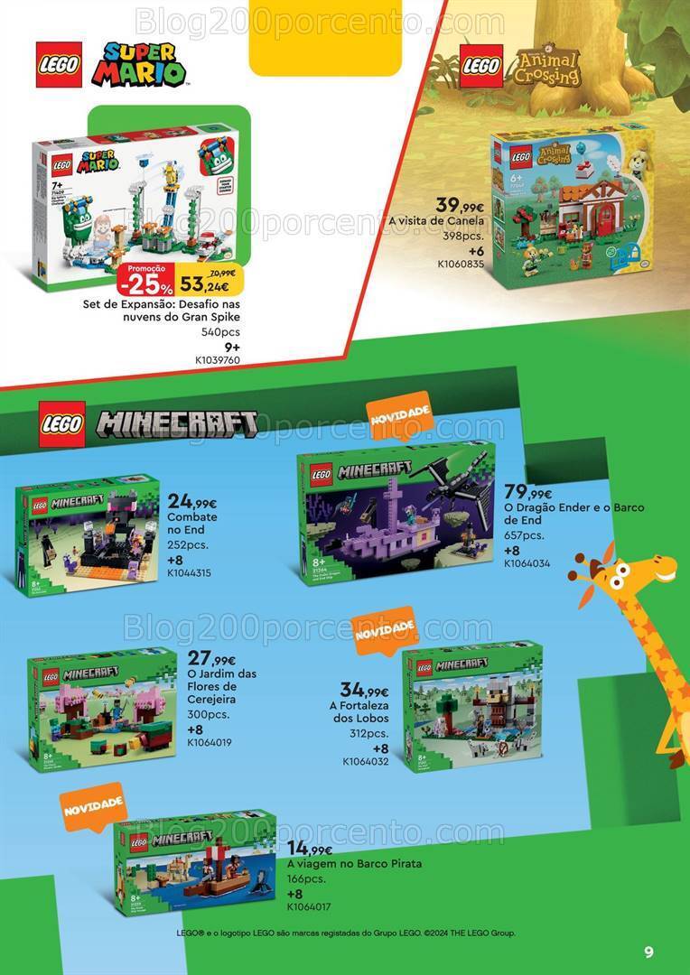 Antevisão Folheto TOYSRUS Especial Lego Promoções de 3 a 30 junho