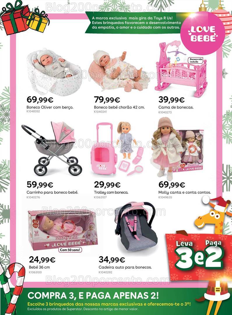 Antevisão Folheto TOYSRUS Natal Promoções de 2 a 24 dezembro