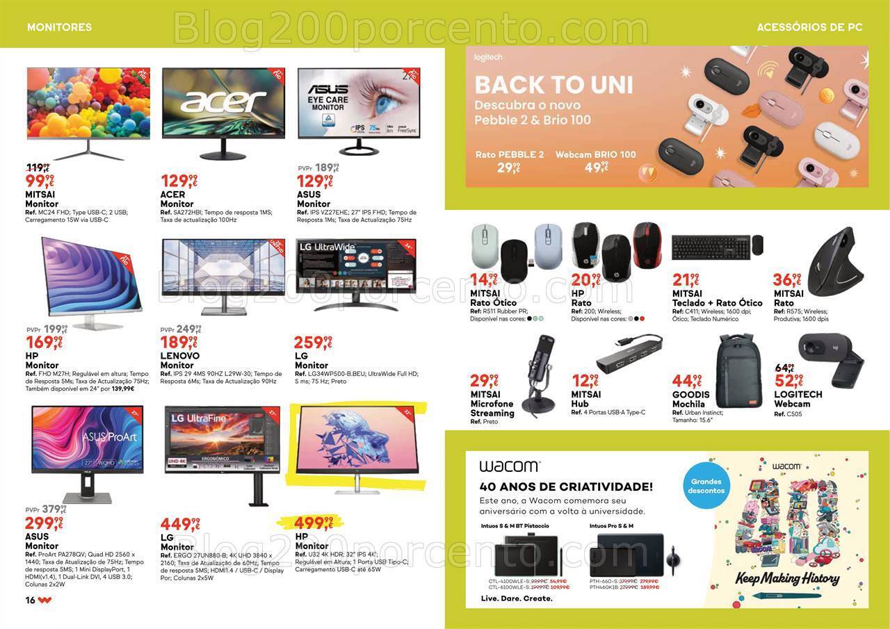 Antevisão Folheto WORTEN Especial Universidade Promoções até 17 outubro