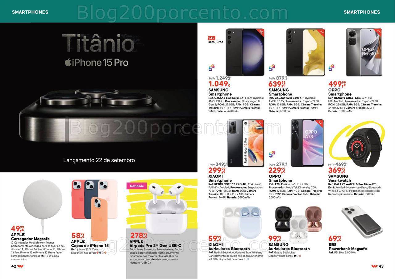 Antevisão Folheto WORTEN Especial Universidade Promoções até 17 outubro