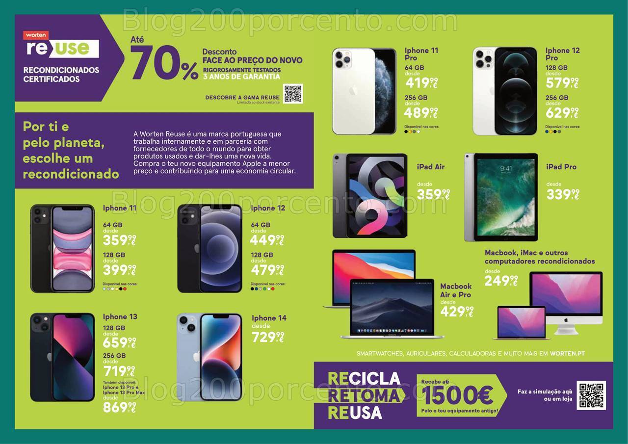 Antevisão Folheto WORTEN Especial Universidade Promoções até 17 outubro