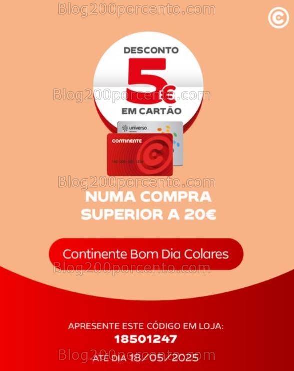 ALERTA - Novos códigos de desconto CONTINENTE Promoções de 12 a 18 maio