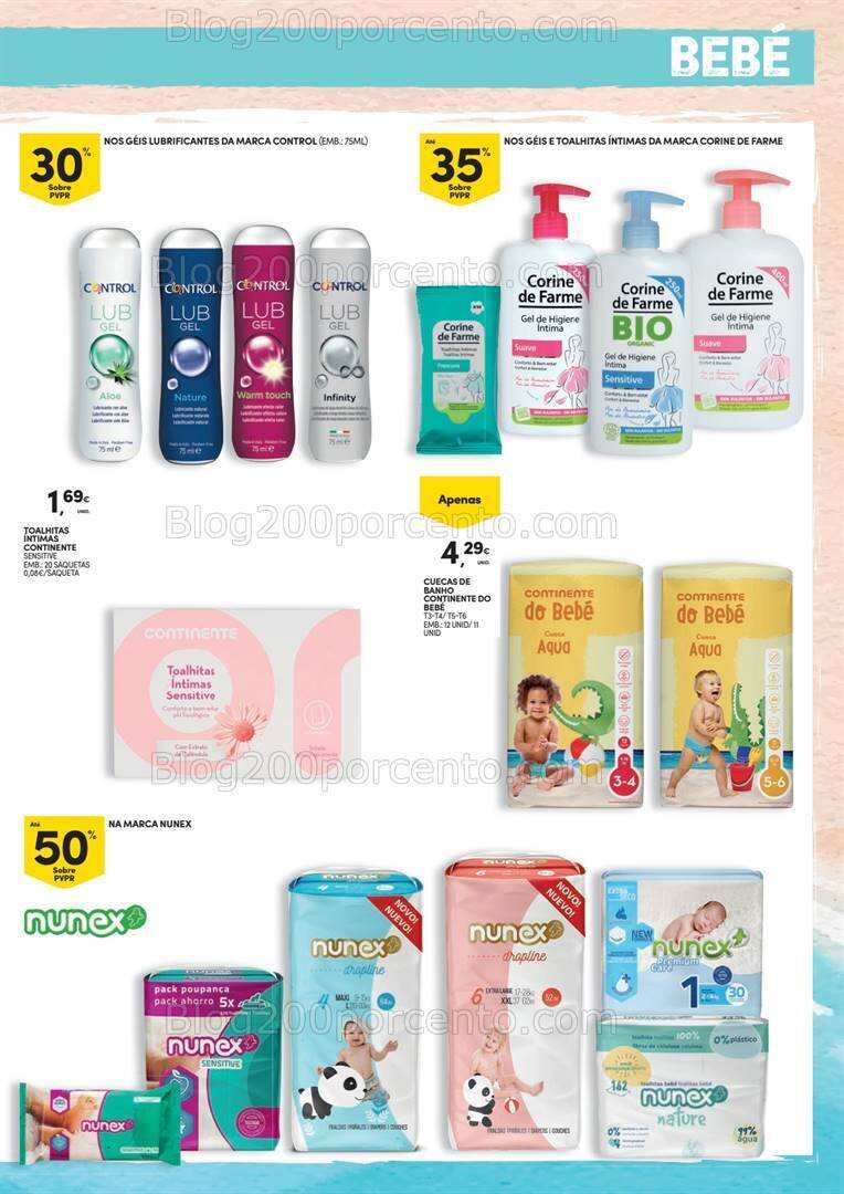 Antevisão Folheto CONTINENTE Madeira Beleza Verão Promoções de 9 a 21 julho