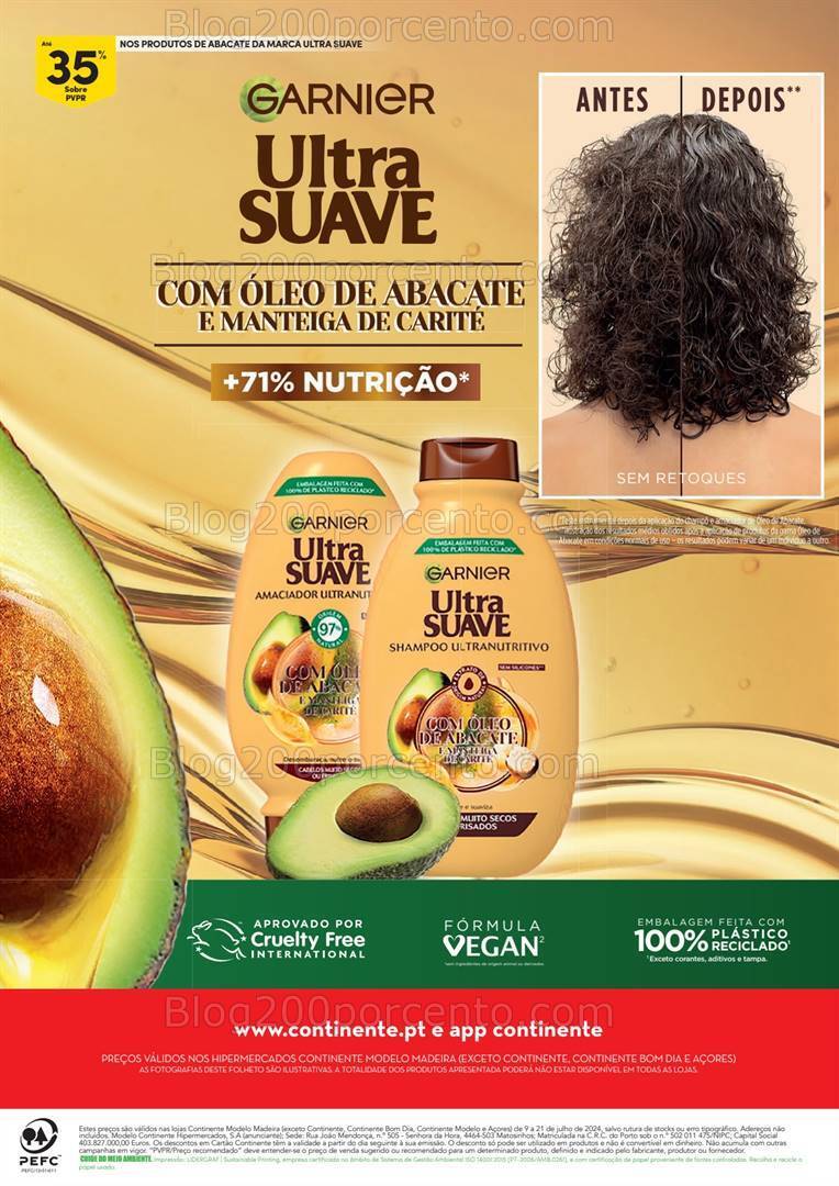 Antevisão Folheto CONTINENTE Madeira Beleza Verão Promoções de 9 a 21 julho