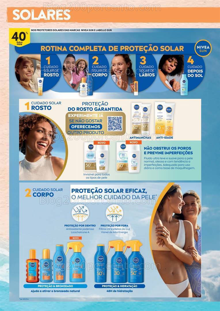 Antevisão Folheto CONTINENTE Madeira Beleza Verão Promoções de 9 a 21 julho