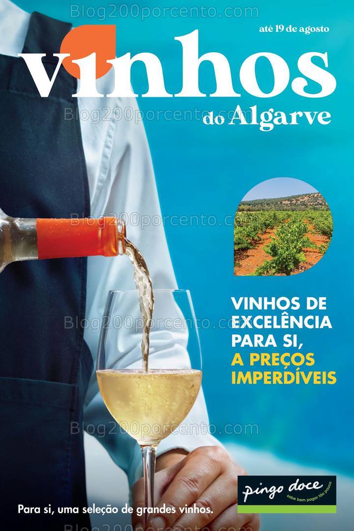 Antevisão Folheto PINGO DOCE Vinhos Promoções de 6 a 19 agosto