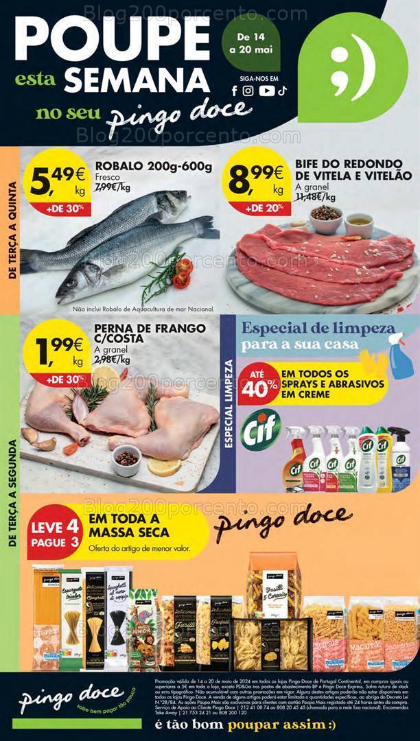 Antevisão Folheto PINGO DOCE Lojas Pequenas Promoções de 14 a 20 maio