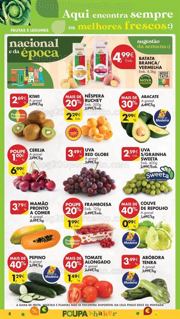 Antevisão Folheto PINGO DOCE Madeira Promoções de 14 a 20 maio