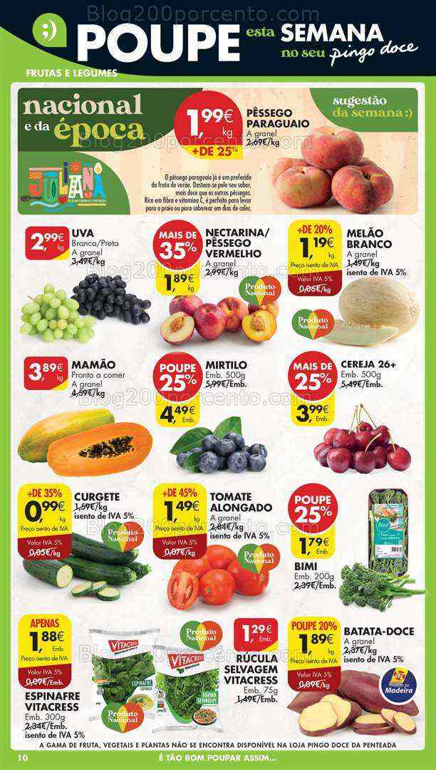 Antevisão Folheto PINGO DOCE Madeira Promoções de 18 a 24 julho