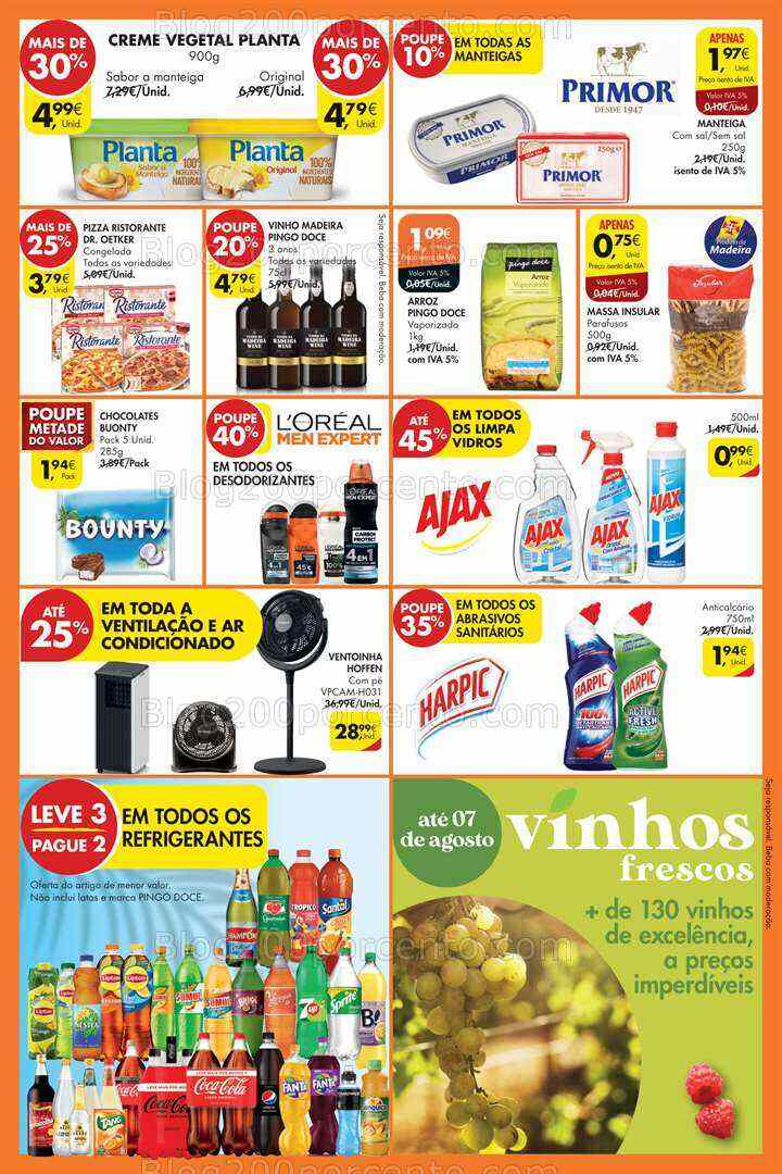 Antevisão Folheto PINGO DOCE Madeira Promoções Fim de Semana - 21 a 24 julho