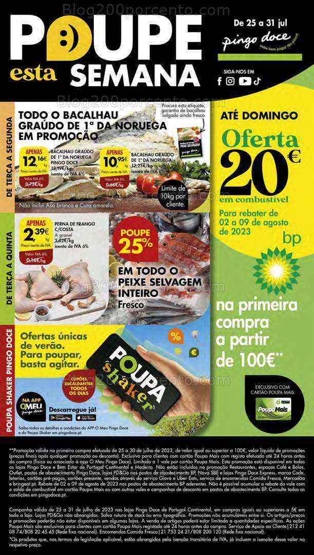 Antevisão Folheto PINGO DOCE Lojas Pequenas Promoções de 25 a 31 julho