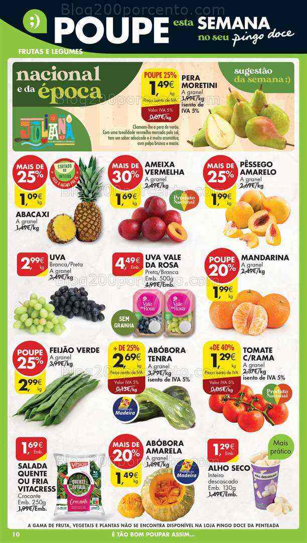 Antevisão Folheto PINGO DOCE Madeira Promoções de 25 a 31 julho