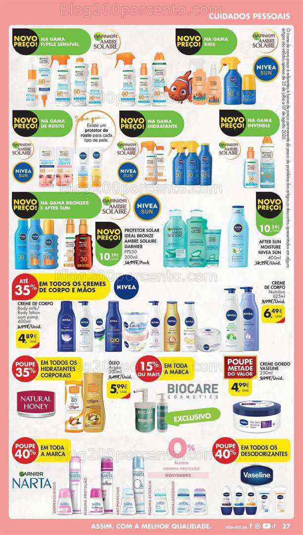 Antevisão Folheto PINGO DOCE Madeira Promoções de 25 a 31 julho