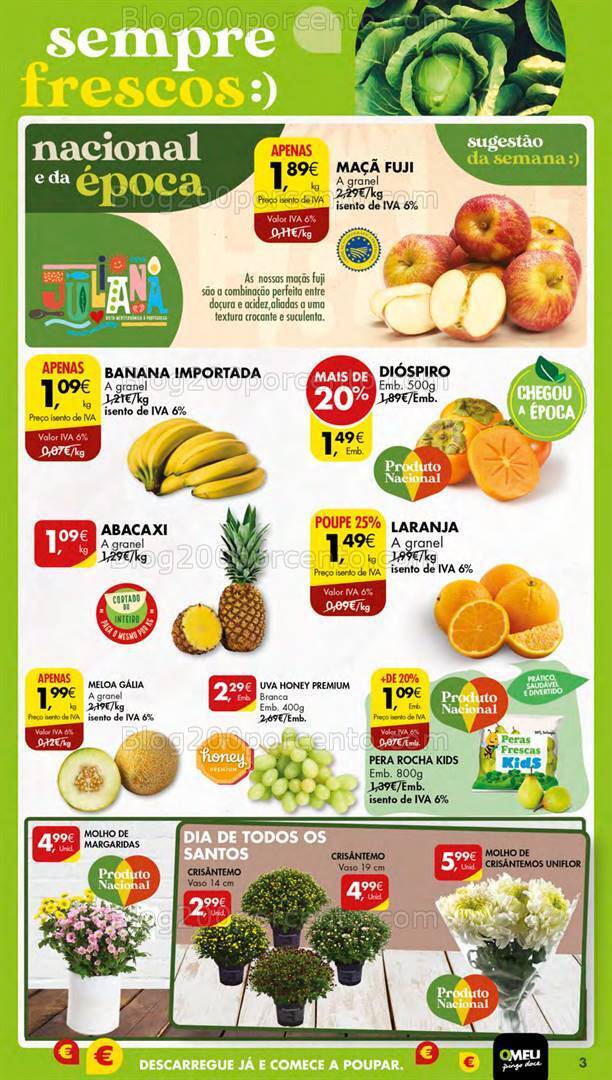 Antevisão Folheto PINGO DOCE Lojas Pequenas Promoções de 31 outubro a 6 novembro