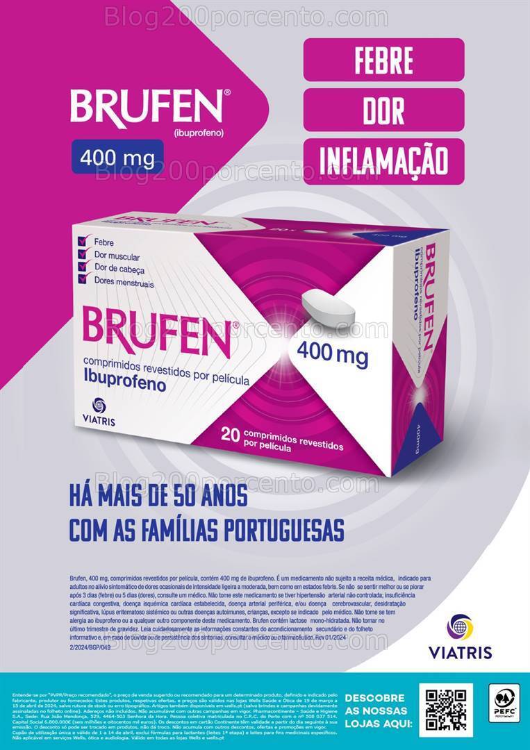 Antevisão Folheto WELLS Promoções de 19 março a 15 abril