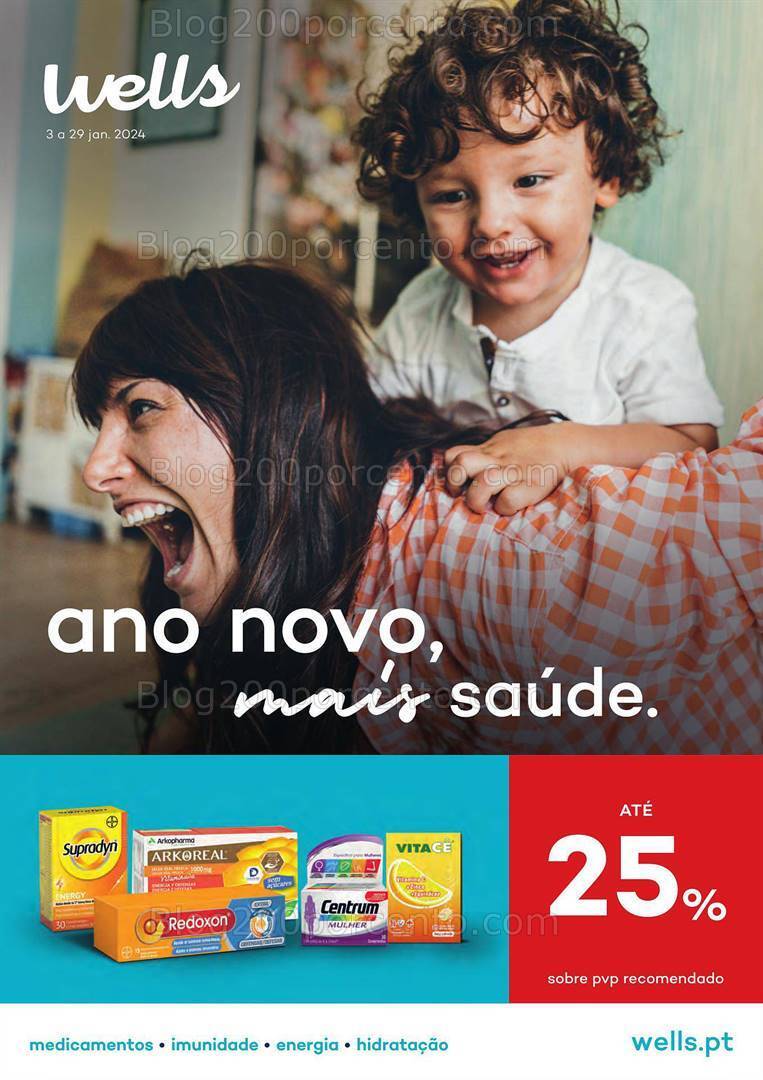 Antevisão Folheto WELLS Promoções de 3 a 29 janeiro