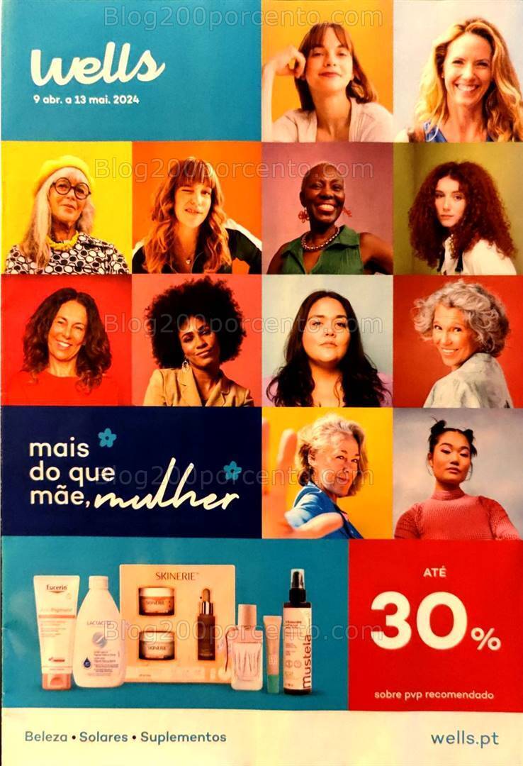 Antevisão Folheto WELLS Especial Mãe Promoções até 13 maio