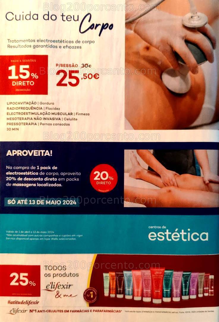 Antevisão Folheto WELLS Especial Mãe Promoções até 13 maio