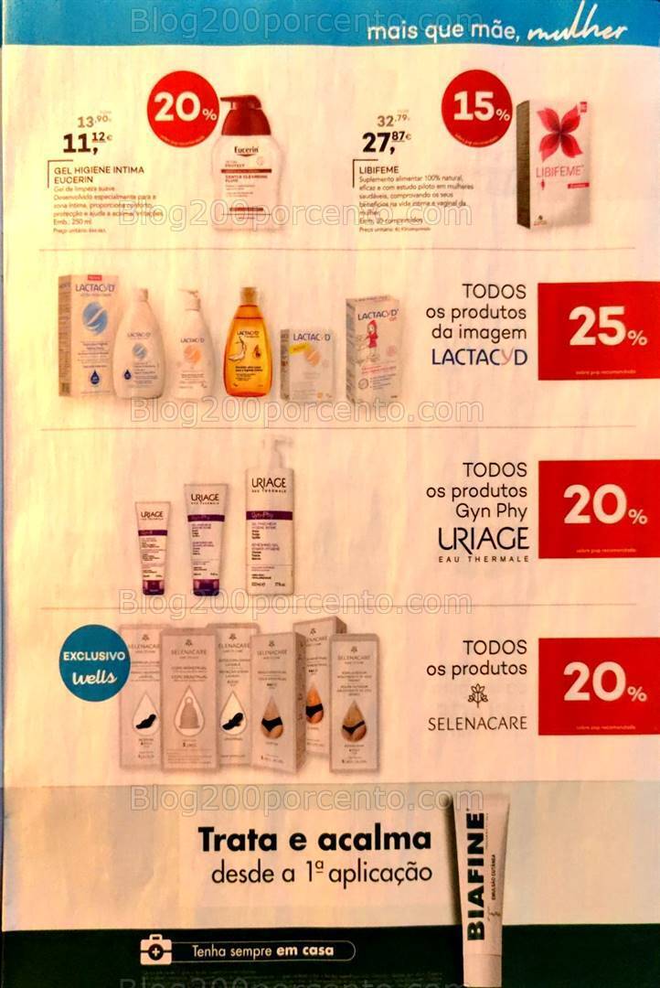 Antevisão Folheto WELLS Especial Mãe Promoções até 13 maio