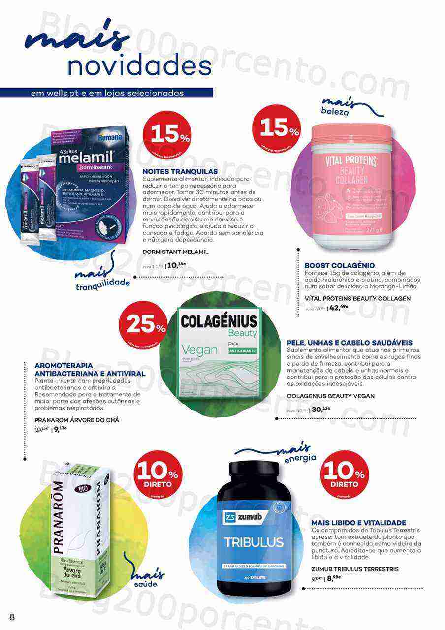 Antevisão Folheto WELLS Suplementos Promoções de 21 março a 17 abril