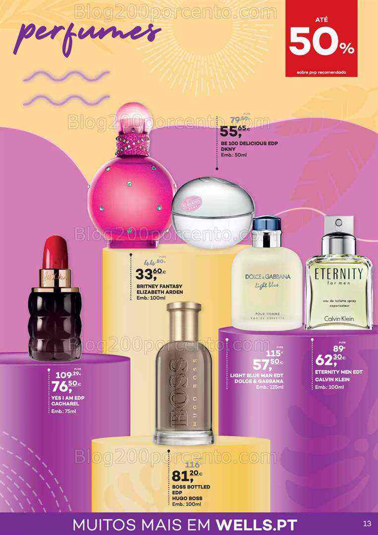 Antevisão Folheto WELLS Verão Promoções de 11 julho a 21 agosto