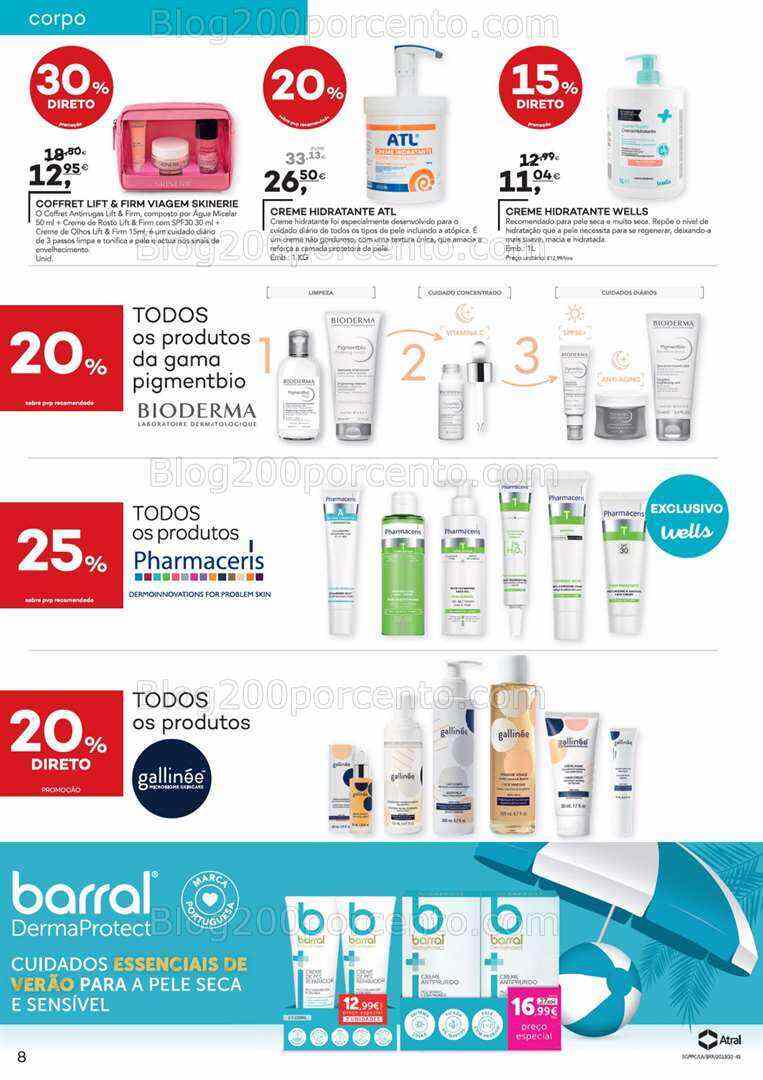 Antevisão Folheto WELLS Verão Promoções de 11 julho a 21 agosto