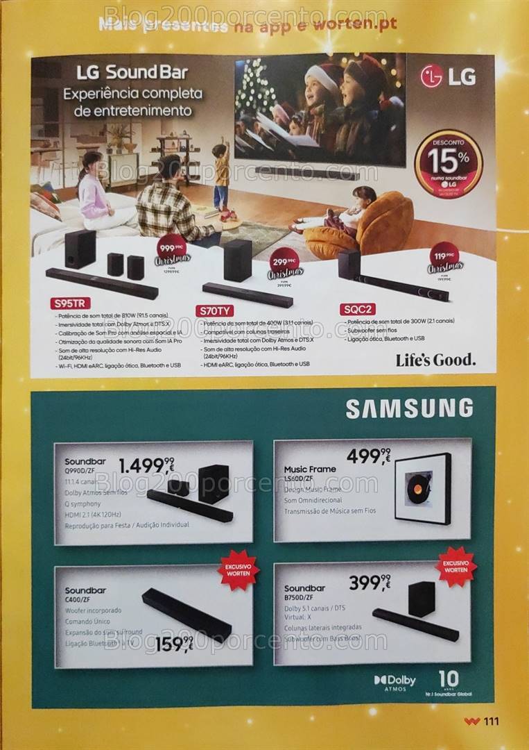 Folheto WORTEN Natal