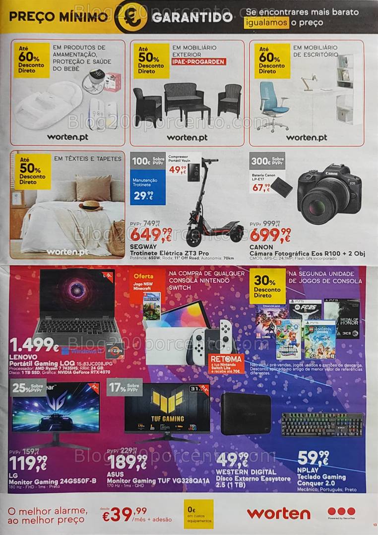 Antevisão Folheto WORTEN Promoções de 1 a 7 abril