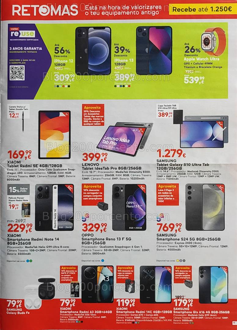 Antevisão Folheto WORTEN Promoções de 1 a 7 abril