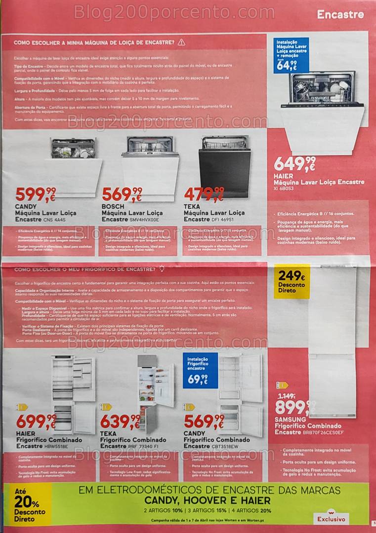 Antevisão Folheto WORTEN Promoções de 1 a 7 abril