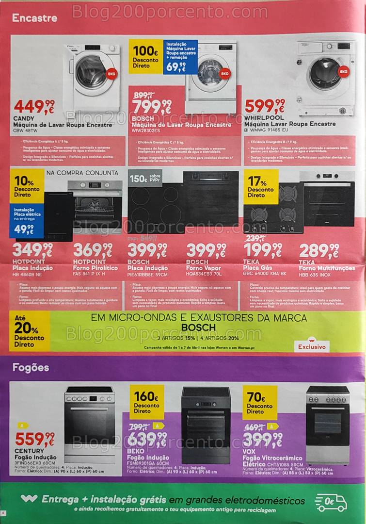 Antevisão Folheto WORTEN Promoções de 1 a 7 abril