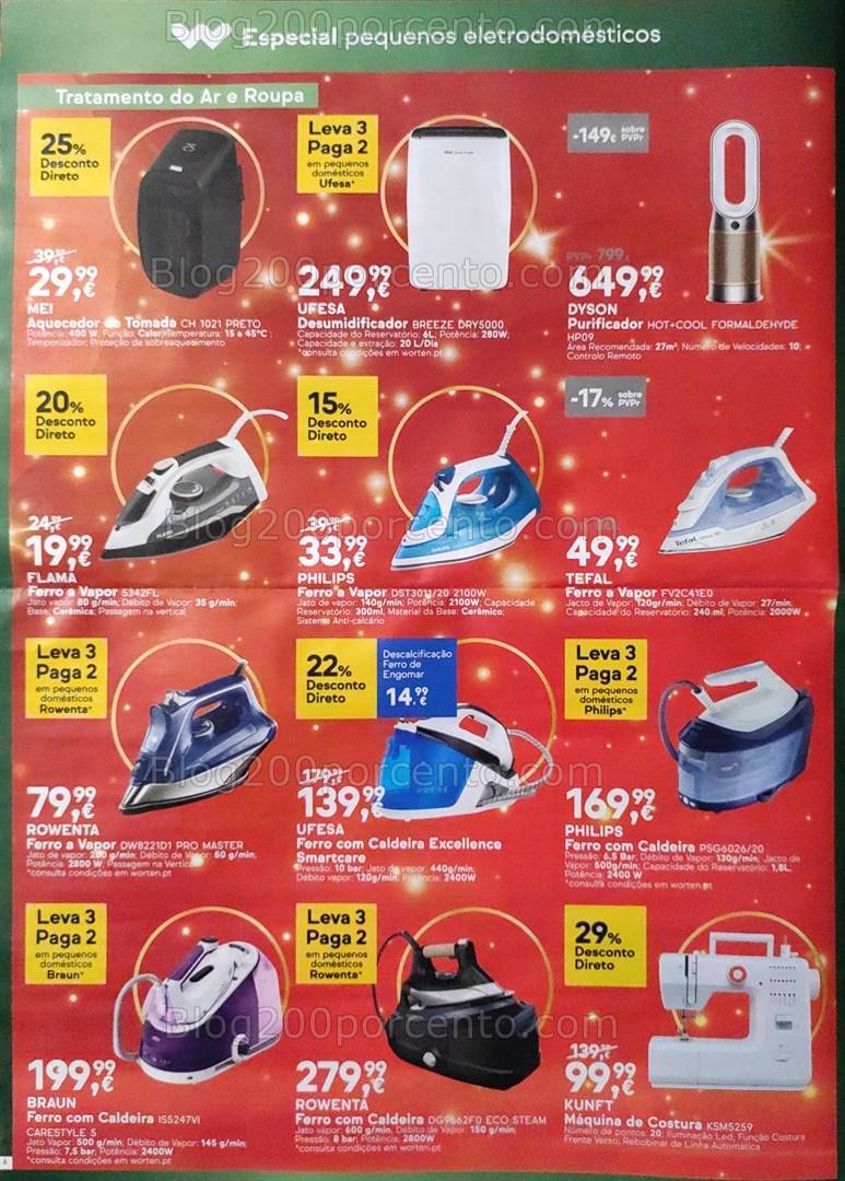 Antevisão Folheto WORTEN Promoções de 10 a 16 dezembro