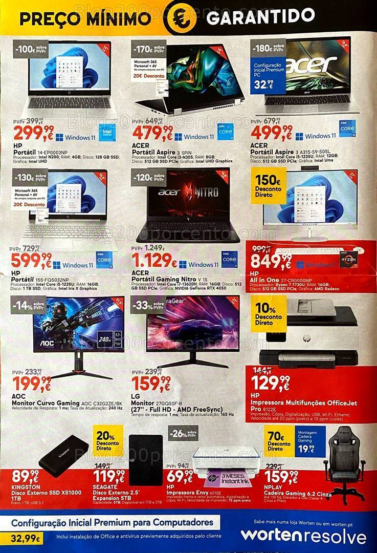 Antevisão Folheto WORTEN Promoções de 11 a 17 junho