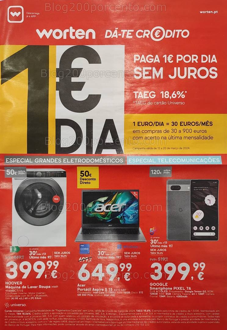 Antevisão Folheto WORTEN Promoções de 12 a 20 março