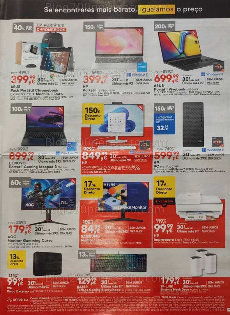 Antevisão Folheto WORTEN Promoções de 12 a 20 março