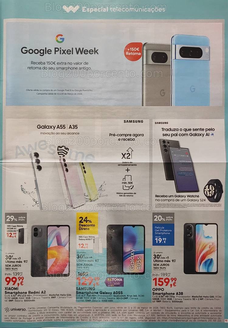 Antevisão Folheto WORTEN Promoções de 12 a 20 março