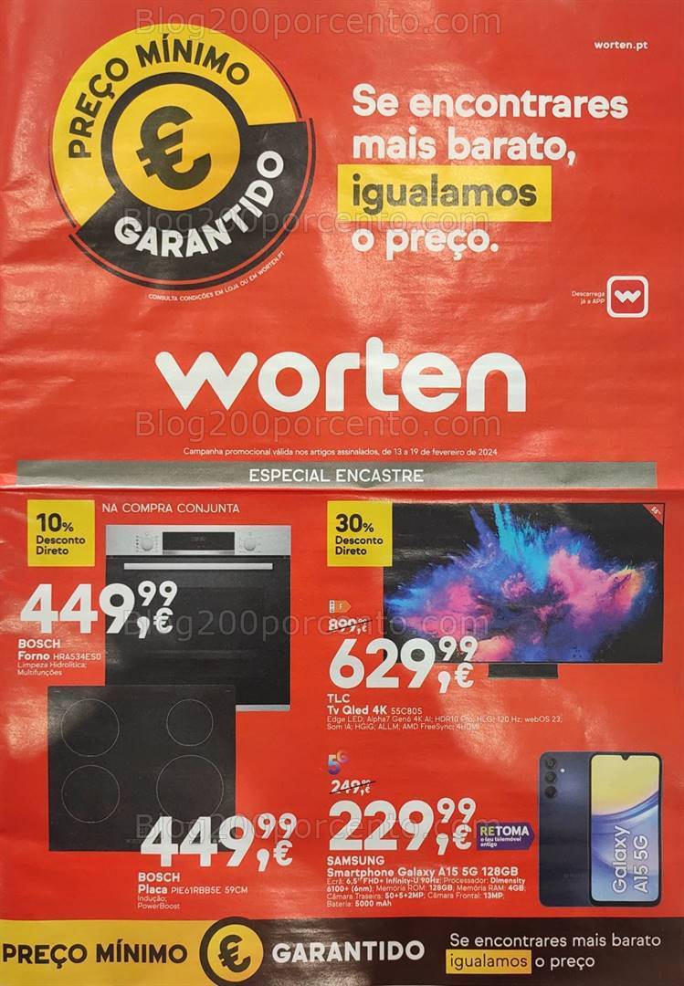 Antevisão Folheto WORTEN Promoções de 13 a 19 fevereiro
